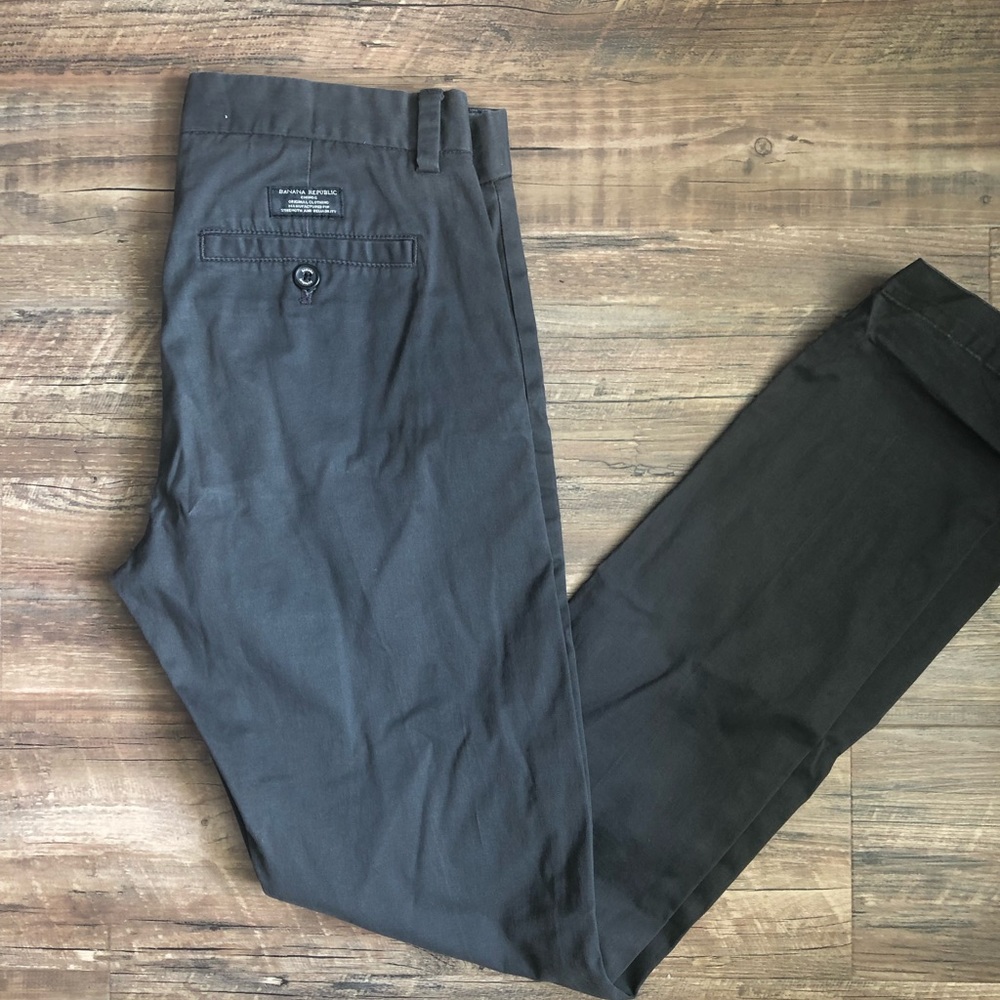 Grey Chinos from Banana Republic